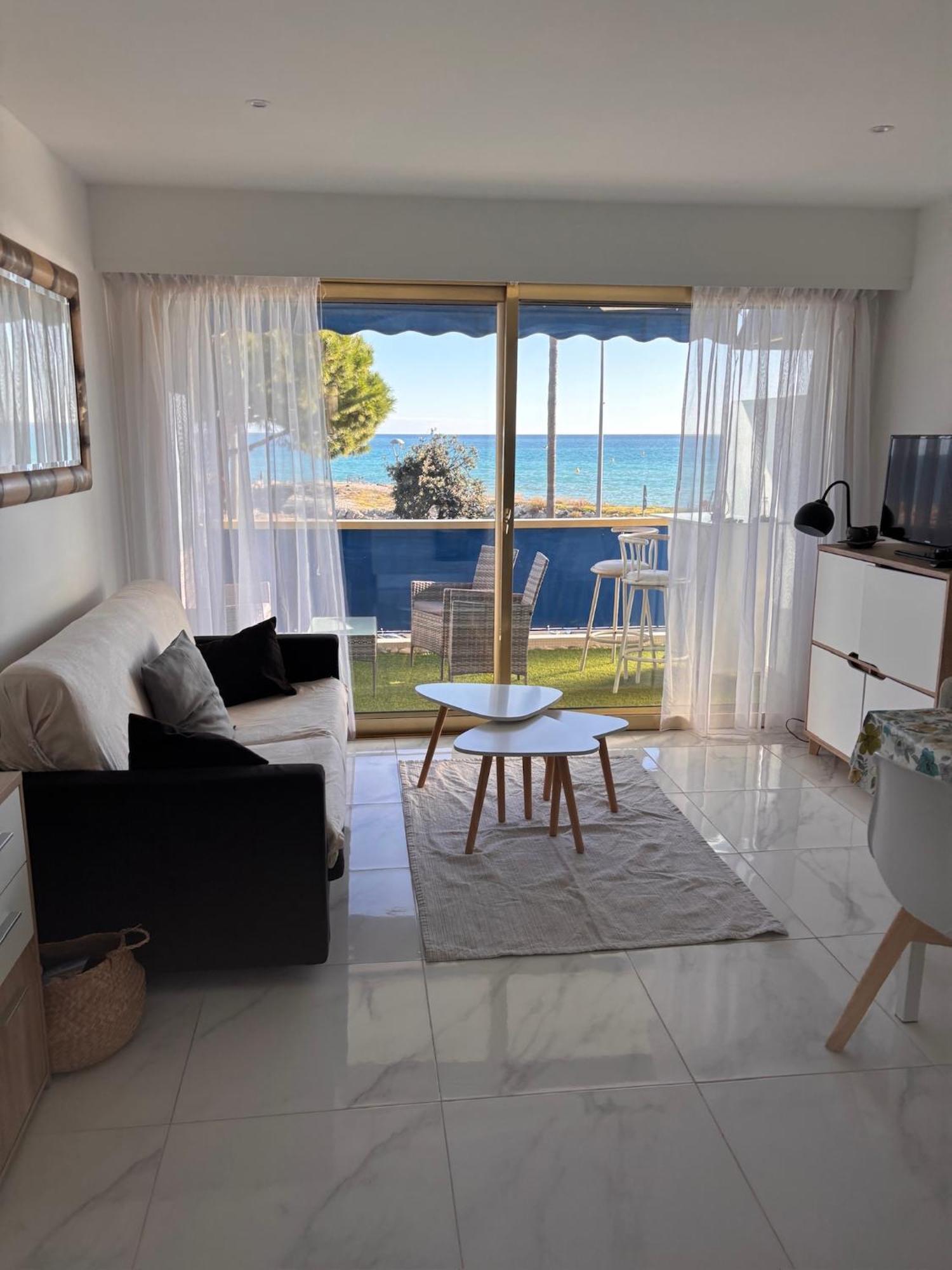 Front De Mer,Plage, Piscine, Parking Apartment Cagnes-sur-Mer Bagian luar foto